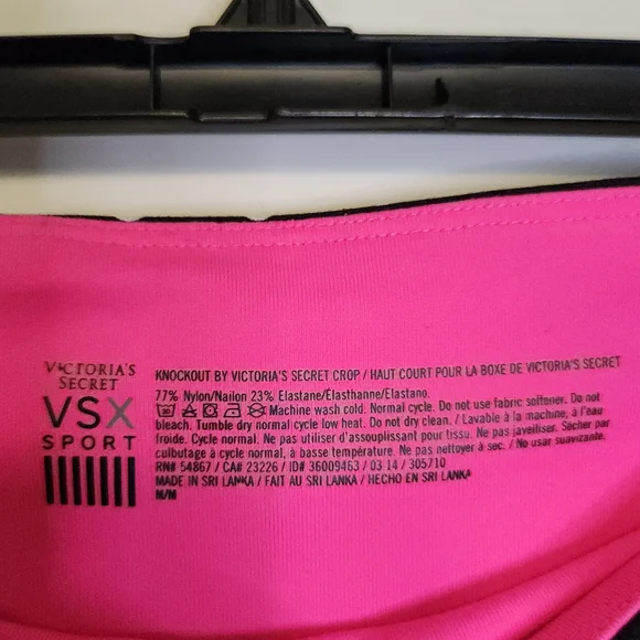 Victoria's Secret Black and White Polka Dot Leggings - Picture 3 of 3